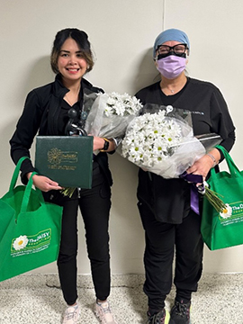 Dawnmarie Cicero, RN and Warryn Valencia-Lim, RN