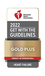 Get With The Guidelines&reg;&ndash;Target: Heart Failure Gold Plus Quality Achievement Award