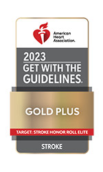 &bull;	Get With The Guidelines&reg;&ndash;Stroke Gold Plus with Target: Stroke Honor Roll Elite