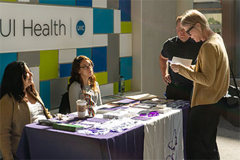 Wings staff members raise awareness