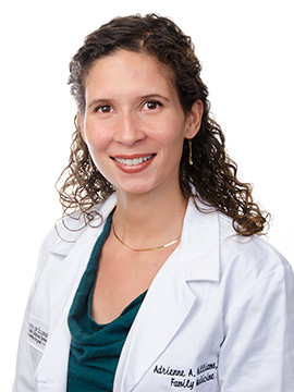 Adrienne A Williams, health psychologist, Family Medicine